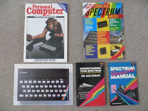 Spectrum books and magazine - zx,