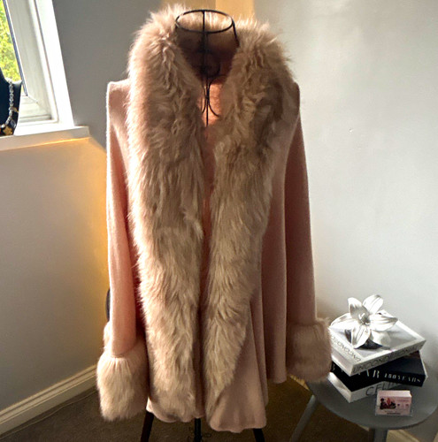 Women pink open front - women’s,