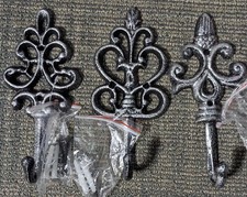 3 Shabby Chic Metal Decorative