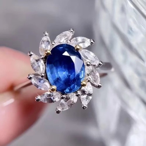 50ct oval cut - cut, blue