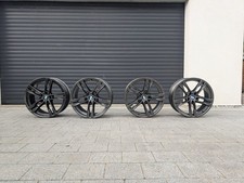 GENUINE BMW 5 6 SERIES F10 F11 F13 373M SPORT 20" INCH SILVER ALLOY WHEELS X4