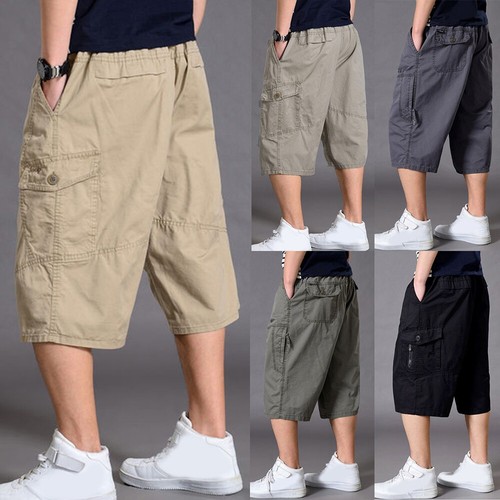 Mens length cargo pants - length,