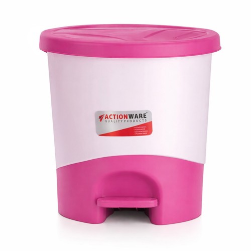 Litre round pedal bin - 5,