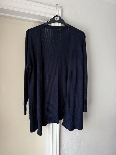 Women navy blue cardigan - women's,