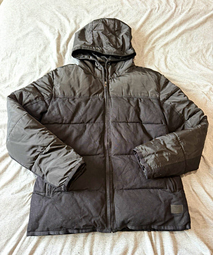 Zara man men black - man, hooded