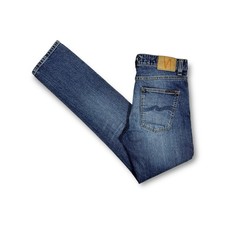 Nudie Jeans Lean Dean Slim Fit Medium Blue Denim Jeans Size 30W 32L