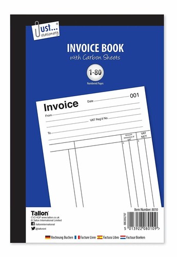 Invoice book with carbon - 4,