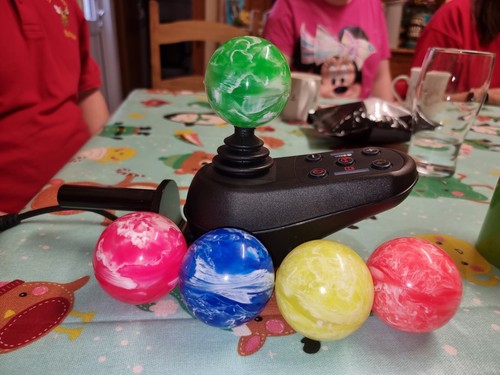Wheelchair joystick rubber
