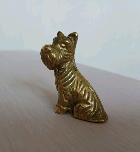 Vintage miniature solid brass - vintage,
