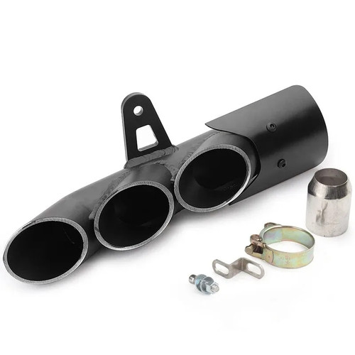 3holes exhaust pipe muffler - 3holes,
