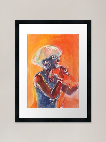 The jazz singer framed - jazz, art