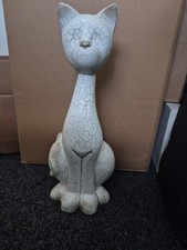 Large Wooden Cat 19.5in High