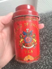 vintage Jacksons of Piccadilly tea tin, Red One