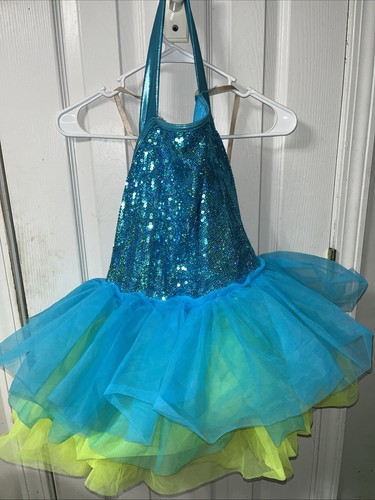 Weissman tutu dress turquoide - dress,