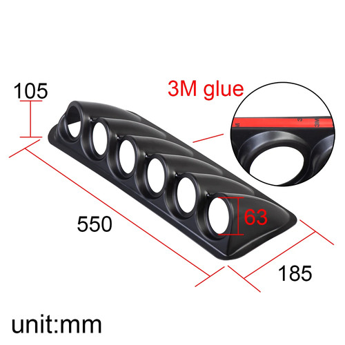 Universal hole 63mm gauge - hole,