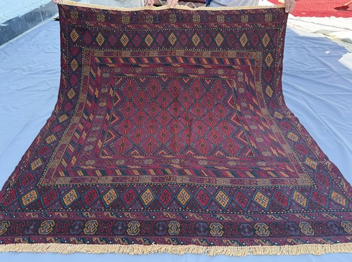 Fine antique afghan - antique,
