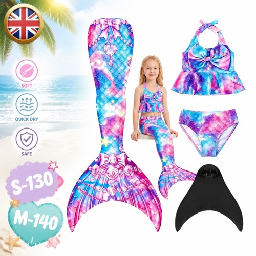 4pcs mermaid tail swimsuit - 4pcs,