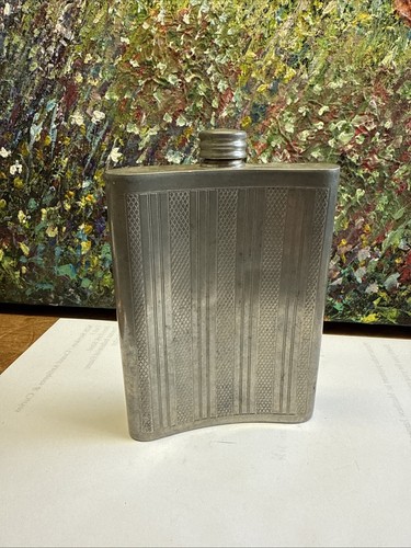 Vintage tml english pewter hip - tml,