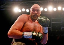 Tyson Fury Green Gloves POSTER