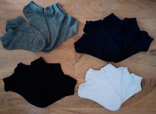 5 Pairs School  Trainer Ankle Socks Primark 3 -11+