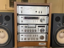 Aiwa Mini Compo 22 Series - P22 Stereo Amp, C22 Preamp, L22 Cassette, R22 Tuner 