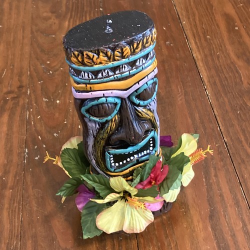 Vintage large colorful totem - colorful,
