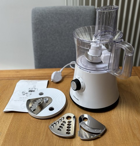 Cookworks white food processor - white,