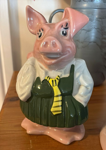 Ceramic pig piggy bank - pig,