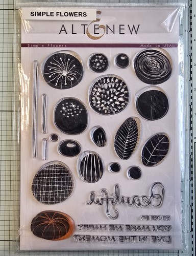 Altenew simple flowers 6x8 - simple,
