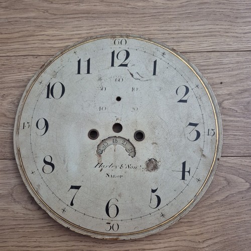 Antique round longcase - round,