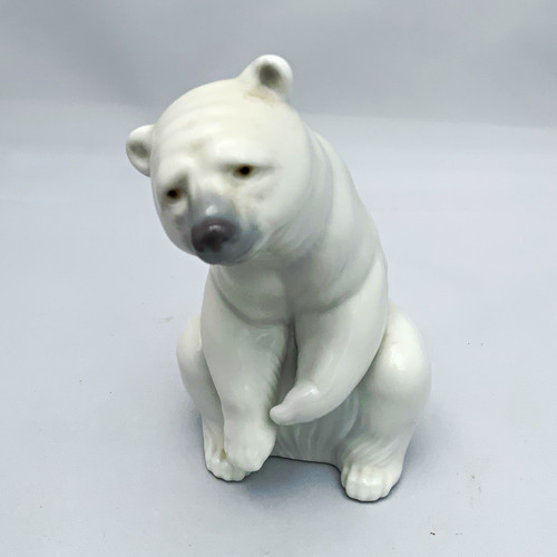 Lladro porcelain polar bear - lladro,