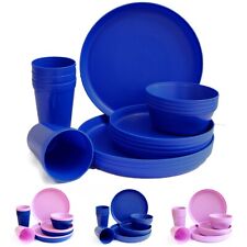 Plastic Dinnerware Set of 16