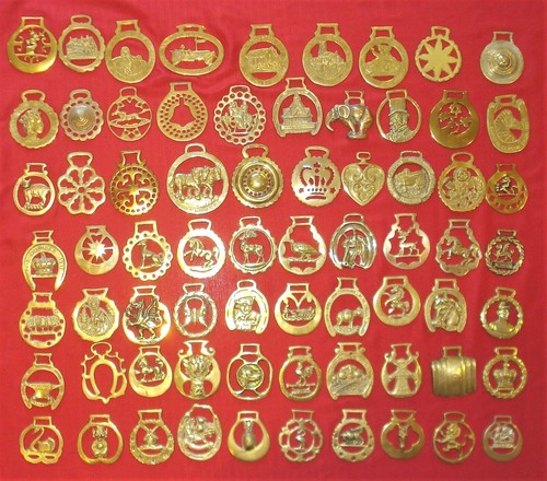 Vintage horse brasses choose - horse,