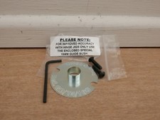 TREND 16MM STEEL TEMPLATE GUIDE BUSH & SCREWS TAKEN FROM A T4E ROUTER gb/t4/160