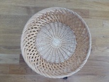 Vintage Round Wicker