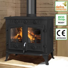 10KW Multifuel Stove Cast Iron