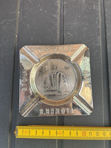 Flowers ales ashtray chrome - ales,