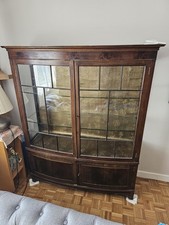 Antique Mahogany Bow Front