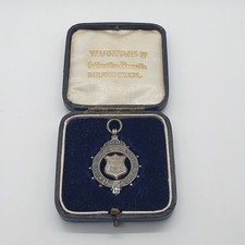 Sterling Silver Metropolitan Academy Of Singing Fob Medal Vaughton & Sons 1925