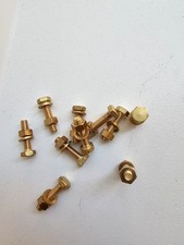 Brass Hex Set Screw washer And Nut. M6 × 25. SET OF 5