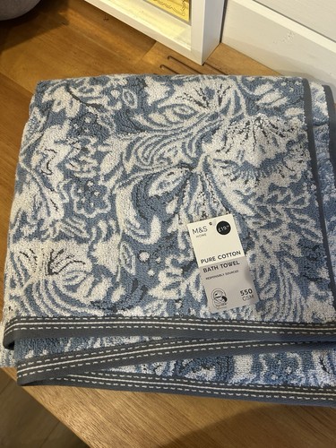 Home pure cotton bath - m&s,