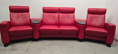 Stressless red cinema suite - red, 4