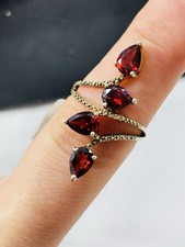 TJC unusual silver and garnets