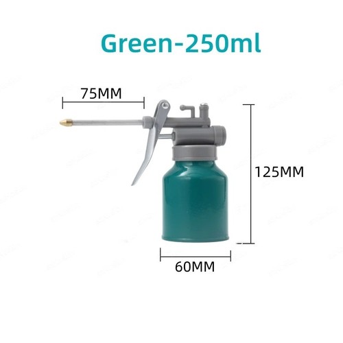 Oiler can pump oil - 250ml, metal