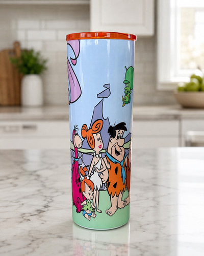 Flintstones tumbler - flintstones, oz