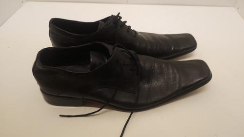 Giovanni men black leather - men's,
