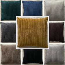 High Quality Handmade Jumbo Cord Striped Cushion Cover Soft Feel 10 to 30'' 