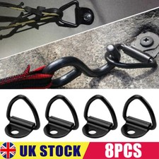 8x Lashing Rings Hook Tie Down Ring Load Anchor Trailers Forged Vans Truck Car