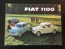 FIAT 1100 full range Brochure 1961-1962 Excellent Condition