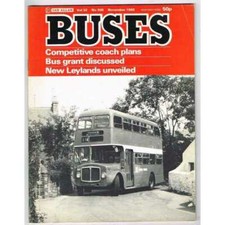 Buses Magazine November 1980 mbox3074/c Competitive coach plans - New Leylands u